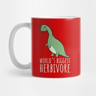 Dinosaur Herbivore Vegetarian Mug